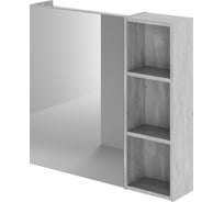 Зеркальный шкаф IKA alta 80 800x160x750 Бетонный Камень 4657792952282
