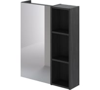 Зеркальный шкаф IKA alta 60 600x160x750 Морское дерево Карбон 4657792952220