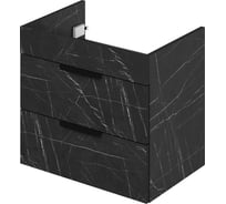 Подвесная тумба под раковину IKA alta 60 555x380x500 Камень Пьетра Гриджиа черный 4657810330115