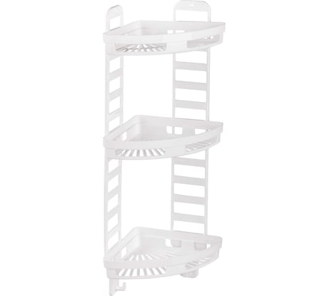 Полка ЗПИ «Альтернатива» "Трансформер" 250x180x580мм угловая белый М6848