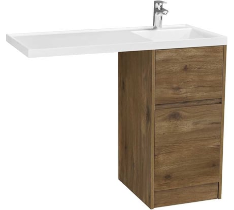 Тумба AQUATON Лондри 40 без фасада под с/маш Дуб рустикальный 00082242 1A267001LHDR0