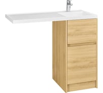 Тумба AQUATON Лондри 40 без фасада под с/маш Дуб сантана 00082246 1A267001LH0C0