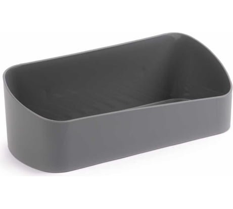 Полка для ванной комнаты ЗПИ «Альтернатива» на скотче, серый М8532