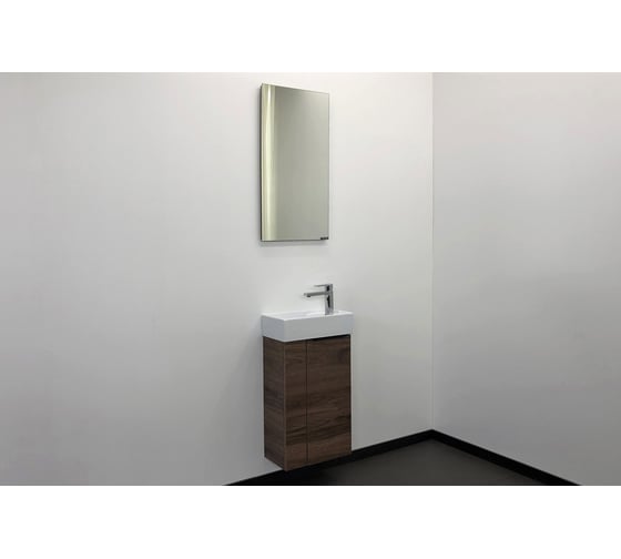 Зеркало Comforty "Асти-40" дуб темно-коричневый 00-00001222