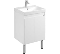 Тумба AQUATON Сканди Doors 55 Белый глянец/Белый матовый (без умывальника Адриана-55) 00085322