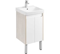 Тумба AQUATON Сканди Doors 45 Белый/Дуб Верона (без умывальника Адриана-45) 00085324