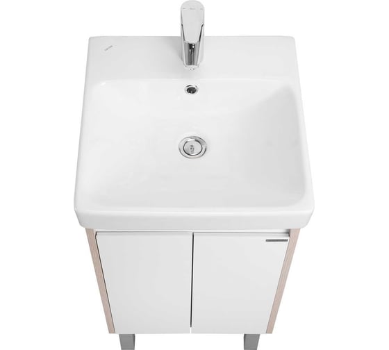 Тумба AQUATON Сканди Doors 45 Белый/Дуб Верона (без умывальника Адриана-45) 00085324
