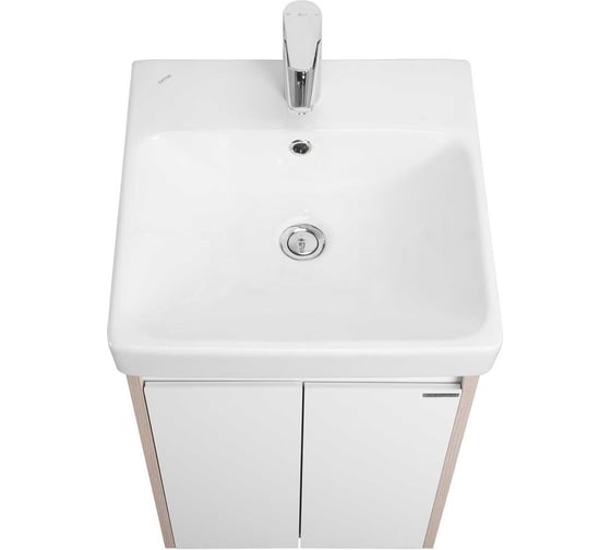 Тумба AQUATON Сканди Doors 45 Белый/Дуб Верона (без умывальника Адриана-45) 00085324