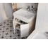 Тумба AQUATON Сканди Doors 55 Белый/Дуб Верона (без умывальника Адриана-55) 00085326 8