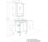 Тумба AQUATON Сканди Doors 55 Белый/Дуб Верона (без умывальника Адриана-55) 00085326 9