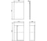 Зеркало Comforty "Асти-40" бетон светлый 00-00013528 5