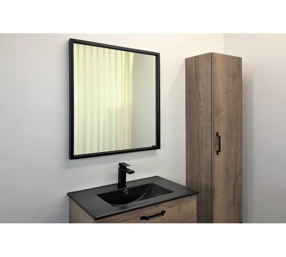Зеркало Comforty "Бредфорд-75" черный 00004149062