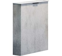 Подвесной шкаф Comforty "Моно-60" бетон светлый, с белой столешницей 00-00014968