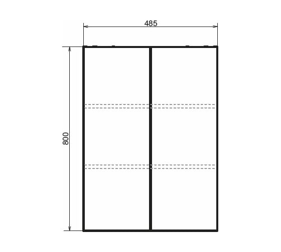 Подвесной шкаф Comforty "Порто-50" дуб дымчатый 00-00009235