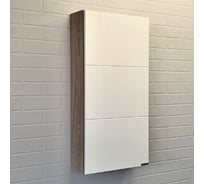 Подвесной шкаф Comforty "Таллин-40" белый матовый/дуб натуральный 00-00009970