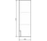 Подвесная полуколонна Comforty "Бонн-35" графит/дуб дымчатый 00-00008476 7