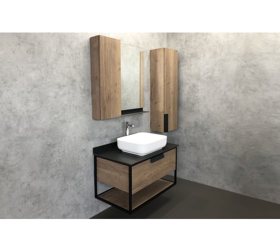 Подвесная полуколонна Comforty "Кёльн-35" дуб темный 00004149530