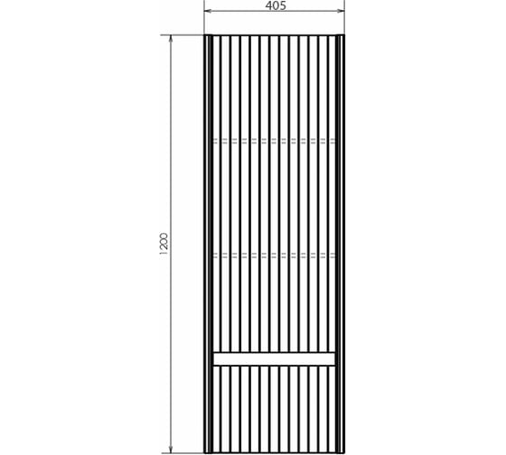 Шкаф-колонна Comforty "Марсель-40" белый матовый 00-00012273