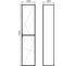 Шкаф-колонна Comforty "Мерано-35" белый матовый 00-00010666 8
