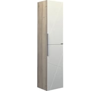 Шкаф-колонна Comforty "Мерано-35" белый/дуб дымчатый 00-00008479