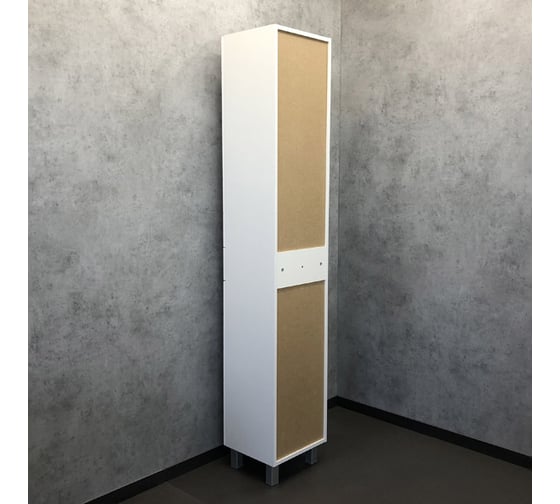 Шкаф-колонна Comforty "Модена М-35" белая матовая 00-00001645