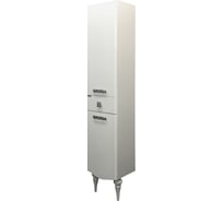 Шкаф-колонна Comforty "Монако-40" левая, белый глянец 00004140124