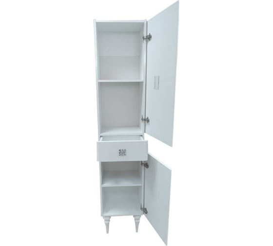 Шкаф-колонна Comforty "Монако-40" правая, белый глянец 00003129168