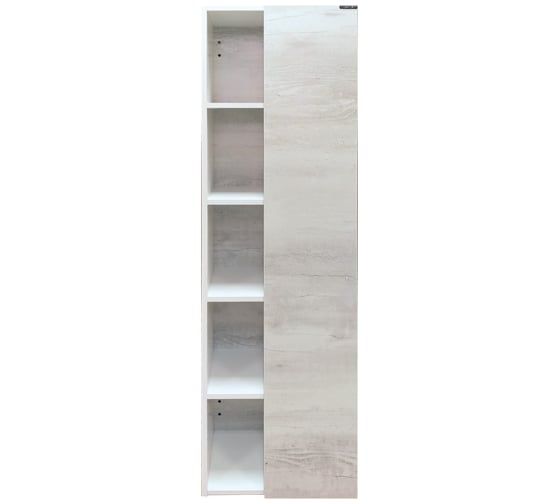 Шкаф-колонна Comforty "Прага-45" дуб белый 00004136272