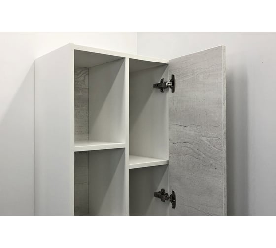 Шкаф-колонна Comforty "Прага-45" дуб белый 00004136272
