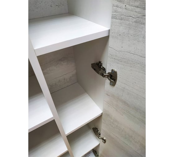 Шкаф-колонна Comforty "Прага-45" дуб белый 00004136272