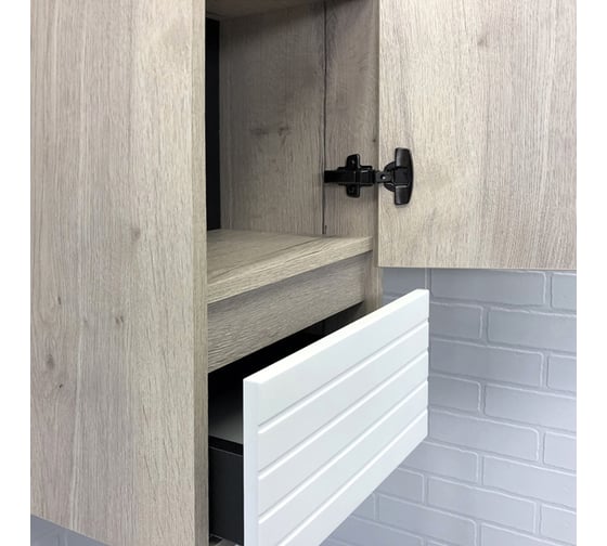 Шкаф-колонна Comforty "Страсбург-35" дуб дымчатый 00-00006574