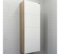 Шкаф-колонна Comforty "Таллин-40" белый матовый/дуб натуральный 00-00010383