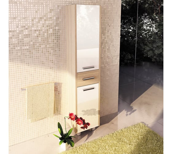 Шкаф-колонна Comforty "Тулуза-40" сосна лоредо 00003121663