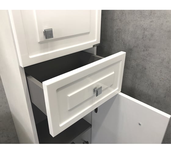 Шкаф-колонна Comforty "Феррара-40" белый глянец 00004148010