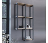 Подвесной стеллаж Comforty "Порто-50" дуб дымчатый 00-00010675