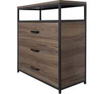 Комод Comforty-90 Лофт дуб тёмно-коричневый 00-00012374