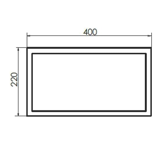 Универсальная полка Comforty черная 00-00011013
