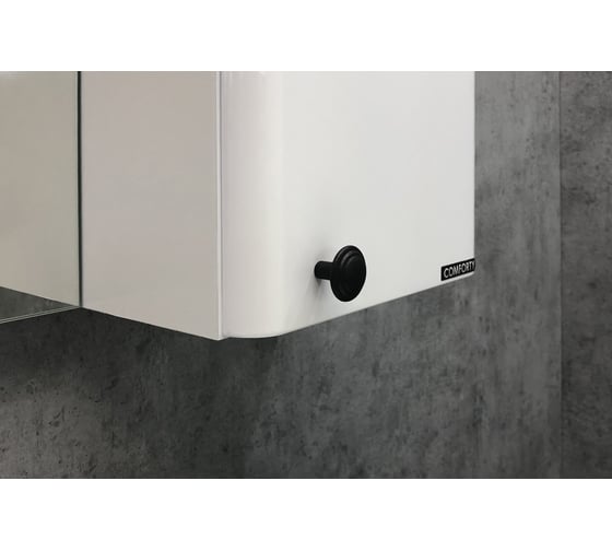 Зеркало-шкаф Comforty "Амстердам-75" белый глянец 00004144209