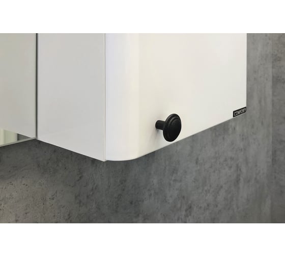 Зеркало-шкаф Comforty "Амстердам-95" белый глянец 00004143986