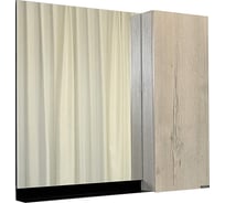 Зеркало-шкаф Comforty "Бонн-90" дуб дымчатый 00-00001951