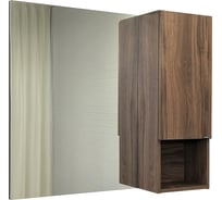 Зеркало-шкаф Comforty "Бордо-90" дуб темно-коричневый 00-00006663