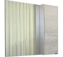 Зеркало-шкаф Comforty "Бремен-90" дуб белый 00004142374