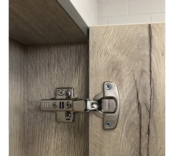 Зеркало-шкаф Comforty "Вена-55" дуб дымчатый 00-00009271