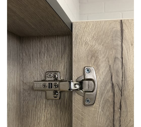 Зеркало-шкаф Comforty "Вена-70" дуб дымчатый 00-00009272