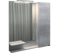 Зеркало-шкаф Comforty "Верона-75" дуб белый 00004137100