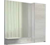 Зеркало-шкаф Comforty "Верона-90" дуб белый 00004136714