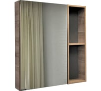 Зеркало-шкаф Comforty "Дуэт-75" дуб натуральный 00-00009924