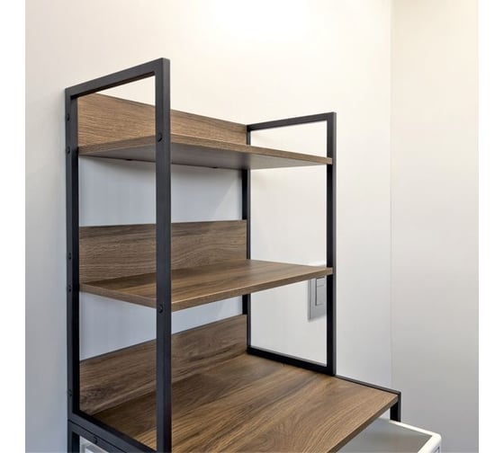 Стеллаж для стиральной машины Comforty дуб тёмно-коричневый 00-00011201