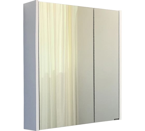 Зеркало-шкаф Comforty "Женева-75" дуб белый 00004137096