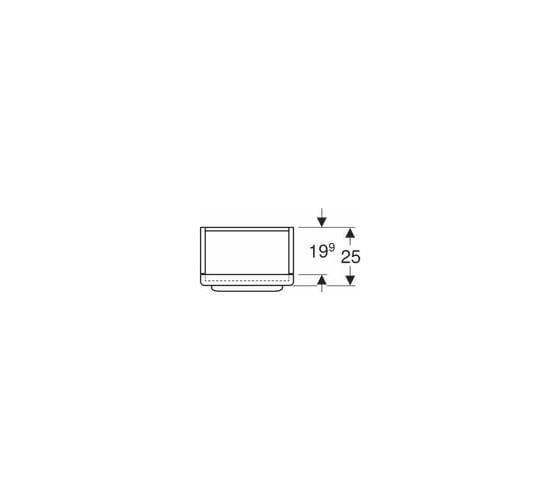 Высокий шкафчик GEBERIT Y824000000 myDay 400x1500x250 мм, белый глянец 00000045424